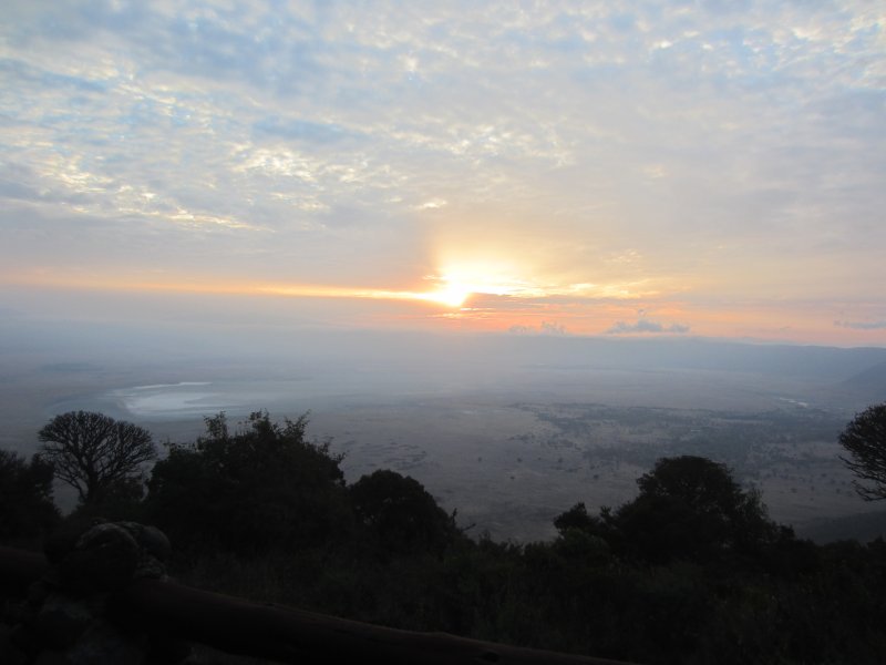382 Sunrise over Crater